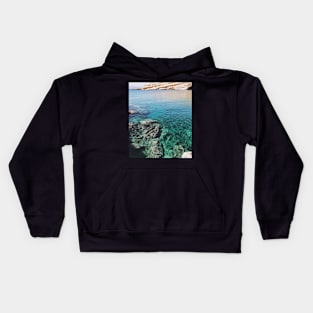 Blue Sea Crete Kids Hoodie